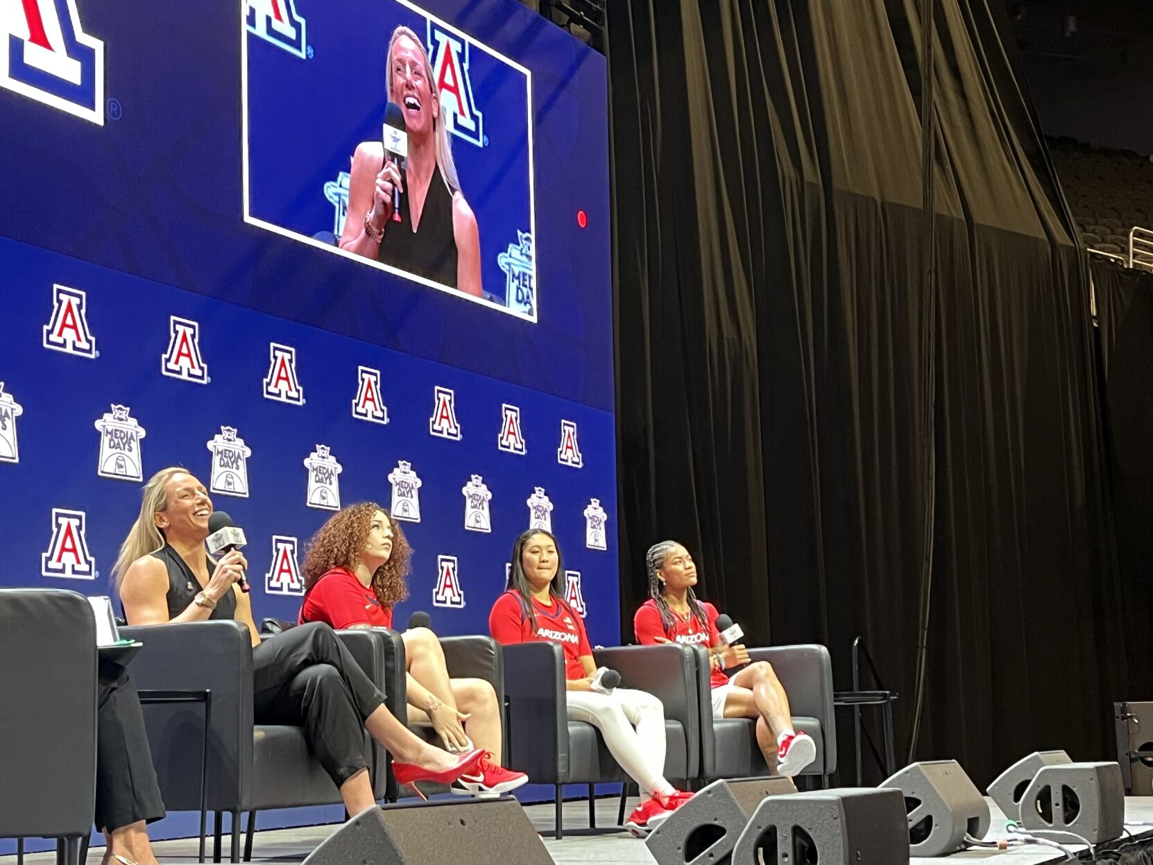 Arizona at Big 12 women's basketball media day